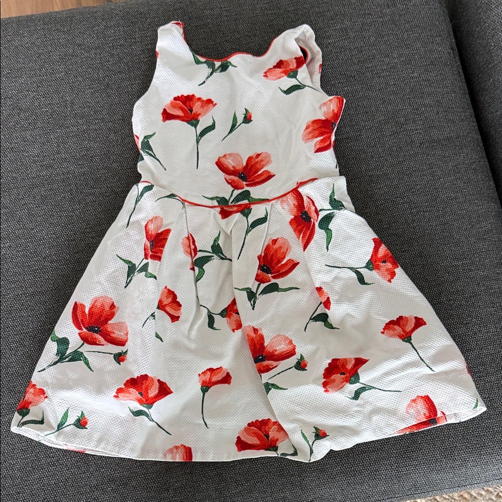 Janie and Jack Floral Dress - palm paradise